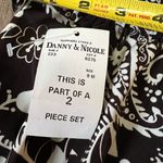 Danny & Nicole  brown and white patterned skirt size medium NWT Photo 3