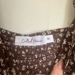 Boutique Floral Brown Jumpsuit Medium Photo 5