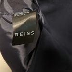 Reiss  Faulkner V-Neck Wool Blend Dress, Navy, Size 4 Photo 11