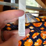 LuLaRoe NEW  TC Tall & Curvy Navy Blue Orange Tulips Floral Leggings Size 12-18 Photo 3