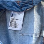 American Eagle size 2 denim mini skirt button detail pockets Photo 3