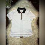 Greg Norman Short Sleeve 1/4 Zip Golf Polo Photo 2
