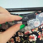 Short Sleeved Floral Maxi Dress Black Photo 3