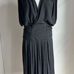 Robert Rodriguez Robert Rodriquez Cocktail Dress Grey Size large Knit Jersey Knee Length Photo 1