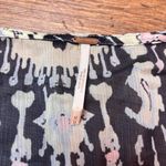 Free People  Top Blue Pink Walk this Way Corset Cropped Blouse Womens Medium boho Photo 4