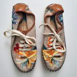 Nine West  Natural Canvas Sequin Guinup Espadrille Sneaker Photo 0