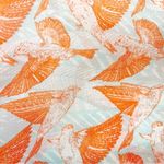 Collective Concepts  Bird Lovers‎ Women's V-Neck Pink Blue Blouse Size Small Photo 2