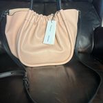 Proenza Schouler Blush Pink and Black Small Ruched Tote with Timeless Elegance Photo 1