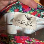 Tabitha from Anthropologie Meadow Floral and Striped Lined Pencil Skirt Size 16 Blue Photo 13