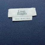 Love Bonito Navy Blue V Neck Dress Size 6 Photo 3