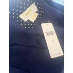 Maeve  by Anthropologie Juliet Navy Blue Corseted Dress Size 12 NWT Photo 7