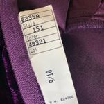 Alfred Angelo  Burgundy Formal Dress Size 9/10 Holiday Velvet Satin Gown Y2K 90’s Photo 4