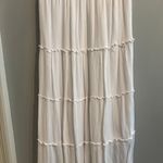 Hollister White Maxi Skirt Photo 0