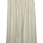 Zimmermann  ivory white polyester  high waist wide leg crop pants sz 1 US S Photo 0