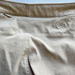 Athleta Womens Size 8 Commuter Capri Pants Hiking Cargo Pocket Zipper Tan 819692 Photo 4