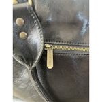 I Fratelli Firenze Genuine Leather Black Handbag Purse Made In Italy Photo 3