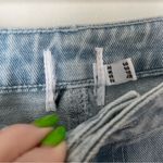 Princess Polly Booran Light Wash Denim Wide Leg Center Seam Jeans 10 Photo 6