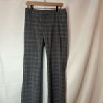 Charter Club  Women's Gray Plaid Trousers Photo 2