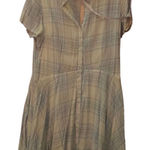 ✨ 
Missguided Skater White & Blue Checked Button Down Shirt Dress✨ Photo 0