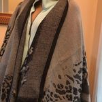 Metallic Grey/Black Poncho Gray Photo 6