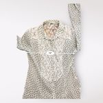 Free People  All That Glitters Button Down Shirt Size S‎ Photo 2