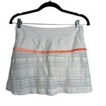 L’etoile Sport White Lace Textured Tennis Golf Mini Skirt Skort Photo 3