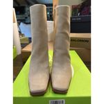 Sam Edelman  Ivette Sesame Suede Side Zipper Square Toe Block Heel Boot‎ Size 9.5 Photo 3