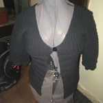 Chico's Chico’s 0 crocheted black shirt sweater Photo 0