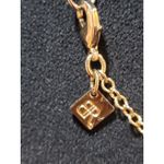 Banana Republic  Womens Gold Chain Blue And Green Crystal Necklace Lobster Claw Photo 6