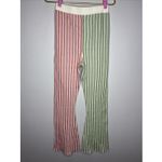 YLLW Yellow the Label Wyla Striped Knit Bell Bottom Pant Sz 8 Photo 4