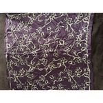 Madewell  100% Silk Bandana Scarf Black Iris Purple  NL299 Photo 5