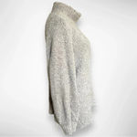 Aerie Gray Beige Mock Neck Wool Blend Pullover Sweater Size Small | EUC Photo 4