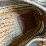 Tory Burch  Striped Cream and Blue Espadrilles Shoes 5.5 Photo 6