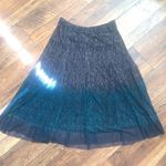 Coldwater Creek  knit mesh skirt maxi y2k printed 6/8 spring boho formal Photo 1