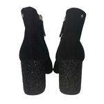 Kate Spade New York Gypsy Black Gold Trim Block Glitter Heel Boots women sz 8B Photo 5