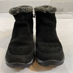 Easy Spirit Black Suede and Faux Fur Side Zip Ankle Boots Women’s Size 7M Photo 2