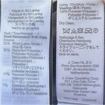 Madewell Skirt Wool-Blend Mini Pinstripe Italian Fabric Almost Black 14 NWT New Photo 10