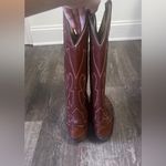 Dan Post Vtg  4219 boots Women's 5C Cowhide and Exotic Leather Cognac Photo 4