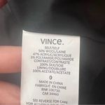 Vince NWT  Black Ribbed Snap Button Blazer Jacket SZ 0 Photo 7