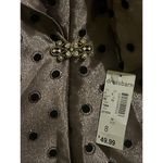 NEW Dress Barn Brown Metallic Bridal Mother Of Bride Jacket Blazer 8 Photo 2