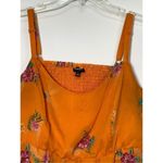 Torrid  Women's Babydoll Chiffon Cami Floral Tank Top Orange Size 1X Photo 2