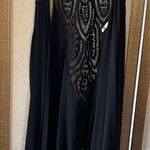 Charlotte Russe  Black Lace back Accent vest xl Photo 0