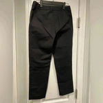 Boden Richmond Pants Cropped Ankle Pants Black Stretch Flat Front Pockets Size 4 Photo 2