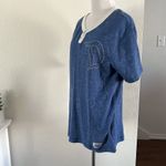 Disneyland Baseball Snap Henley Shirt | Blue | Unisex US S Photo 1