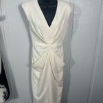 Donna Karan  Women's Pleat-Front Cap-Sleeve Sheath Dress Size 2 NWT Photo 3