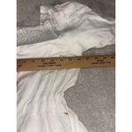 astr the label dress white linen blend L square neck‎ Size L Photo 6