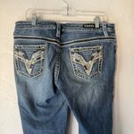 Vigoss  Chelsea Capri Jeans Womens Size 11/12 Embellished Pockets Medium Wash Photo 2