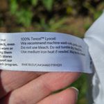 Eileen Fisher  Drapey Tencel Collared Shirt White L Photo 9