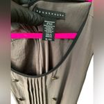 Apostrophe  Button Detail Jumpsuit XL Sleeveless Pleated Black Trim Photo 3