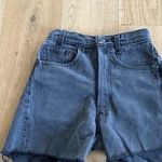 Levi's  Cut Off High Waist Denim Shorts in Faded black Photo 0